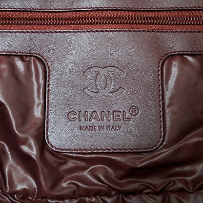 CHANEL シャネル トートバッグ コココクーン トートMM ブラック シルバー金具 A48611 ナイロン レディース 【中古】