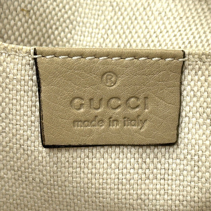 GUCCI グッチ ソーホー ショルダーバッグ インターロッキングG ベージュ 308364 レザー レディース 【中古】