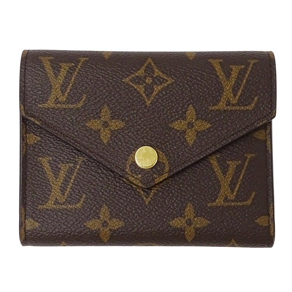 LOUIS VUITTON ルイ・ヴィトン ポルトフォイユ ヴィクトリーヌ 三つ折り財布 モノグラム M62472 モノグラムキャンバス レディース 【中古】