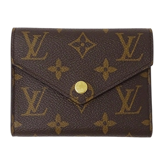 LOUIS VUITTON ルイ・ヴィトン ポルトフォイユ ヴィクトリーヌ 三つ折り財布 モノグラム M62472 モノグラムキャンバス レディース 【中古】