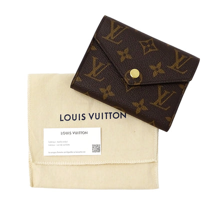 LOUIS VUITTON ルイ・ヴィトン ポルトフォイユ ヴィクトリーヌ 三つ折り財布 モノグラム M62472 モノグラムキャンバス レディース 【中古】