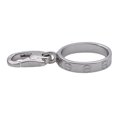 Cartier カルティエ ラブ LOVE ペンダントトップ チャーム 750WG ホワイトゴールド レディース メンズ 磨き済み【中古】