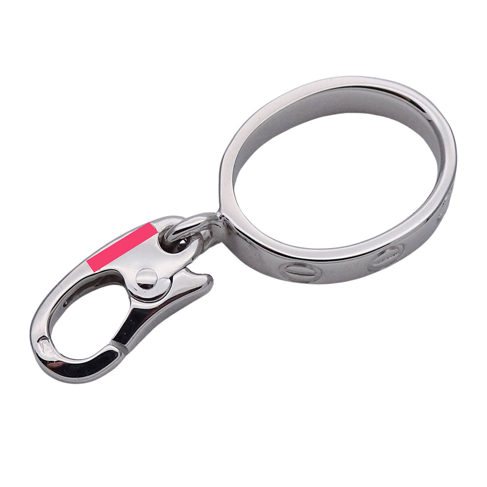 Cartier カルティエ ラブ LOVE ペンダントトップ チャーム 750WG ホワイトゴールド レディース メンズ 磨き済み【中古】
