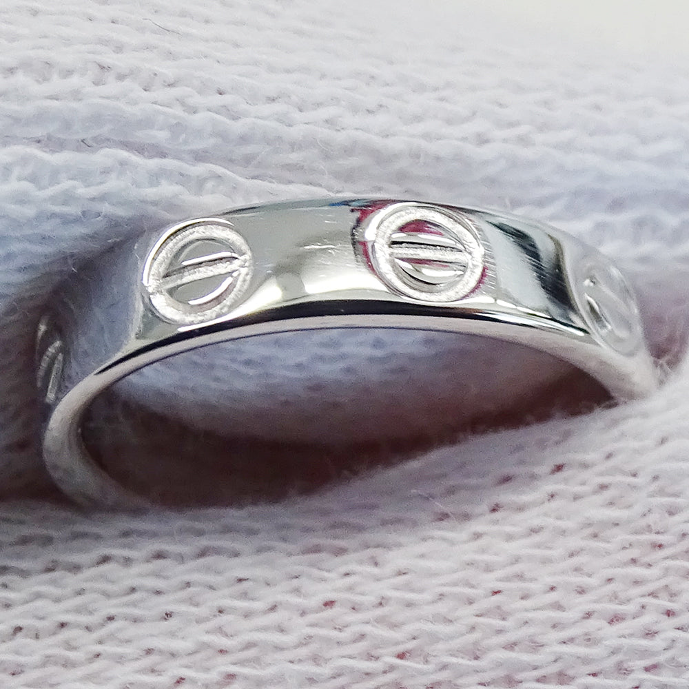Cartier カルティエ ラブ LOVE ペンダントトップ チャーム 750WG ホワイトゴールド レディース メンズ 磨き済み【中古】