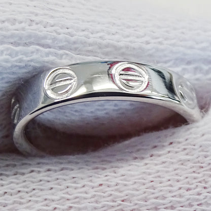 Cartier カルティエ ラブ LOVE ペンダントトップ チャーム 750WG ホワイトゴールド レディース メンズ 磨き済み【中古】
