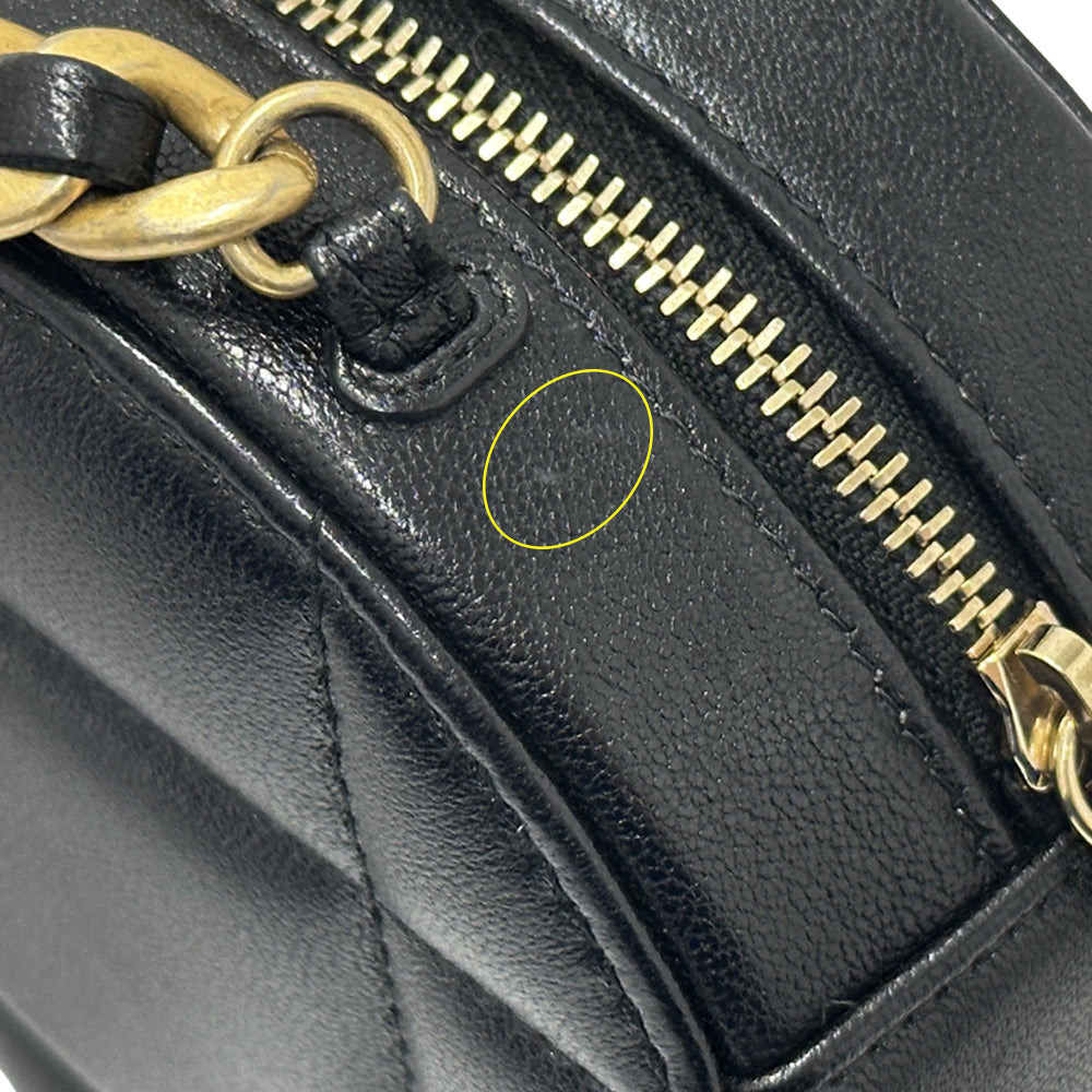 CHANEL シャネル ショルダーバッグ シャネル19 ブラック ゴールド金具 ラムスキン レディース 【中古】