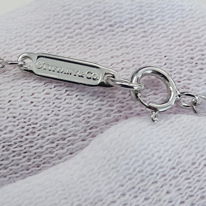 TIFFANY&Co. ティファニー アトラス オープン メダリオン ネックレス 750WG ダイヤモンド ホワイトゴールド レディース 磨き済み【中古】