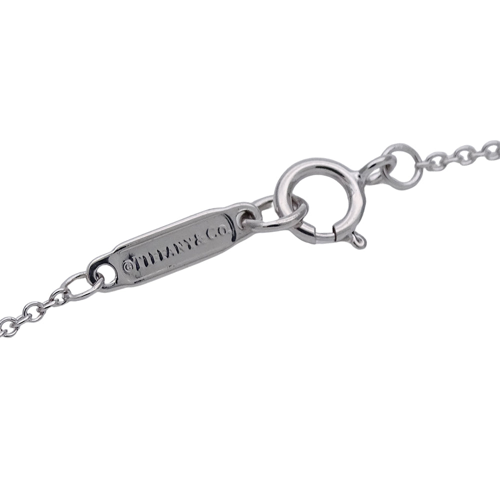 TIFFANY&Co. ティファニー アトラス オープン メダリオン ネックレス 750WG ダイヤモンド ホワイトゴールド レディース 磨き済み【中古】