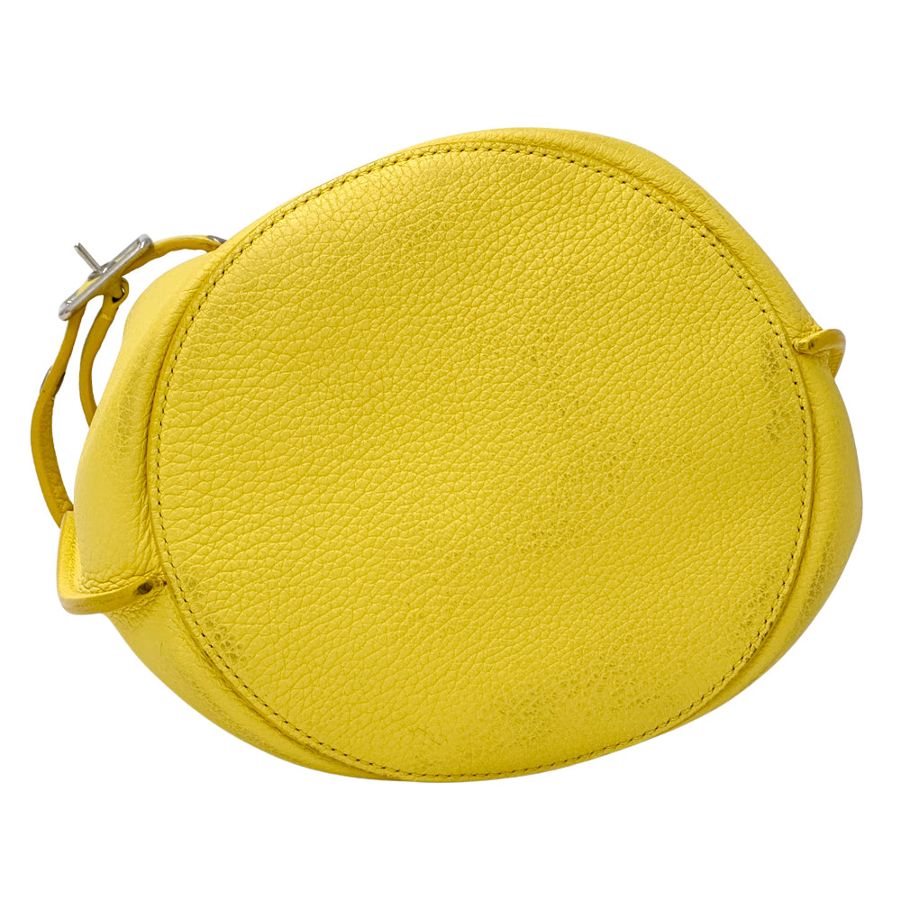 CELINE セリーヌ ビッグバッグバケット ナノ 2wayバッグ イエロー レザー レディース 【中古】