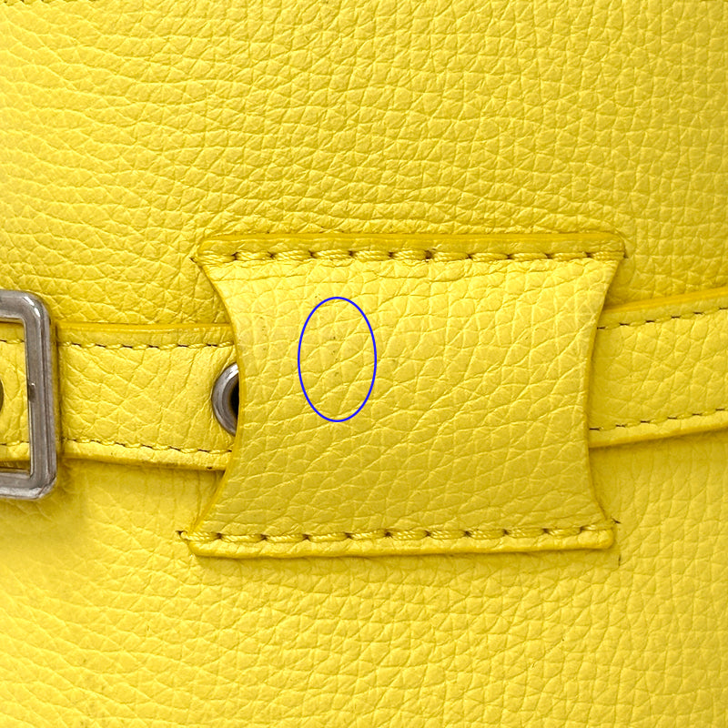 CELINE セリーヌ ビッグバッグバケット ナノ 2wayバッグ イエロー レザー レディース 【中古】