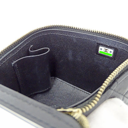 CHANEL シャネル ショルダーバッグ マトラッセ ブラック ゴールド金具 ラムスキン レディース 【中古】