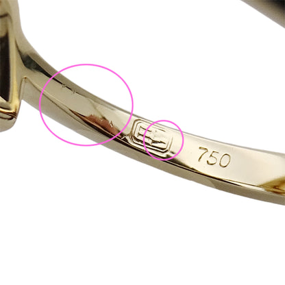 HARRY WINSTON ハリー・ウィンストン リリークラスター ミニ リング 指輪 750YG イエローゴールド ダイヤモンド 約11.5号 レディース 磨き済み 【中古】