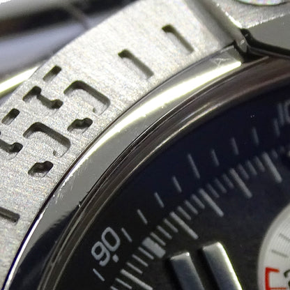 BREITLING ブライトリング アベンジャーII A13381 メンズ 腕時計 クロノグラフ デイト 自動巻き AT ステンレス SS ブラック 磨き済み 【中古】