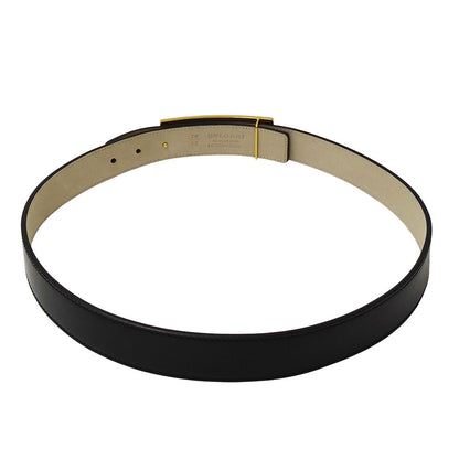 BVLGARI ブルガリ ベルト パレンテシ ブラック レザー メンズ 【中古】