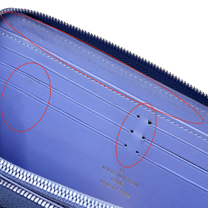 LOUIS VUITTON ルイ・ヴィトン ジッピー ウォレット 長財布 セルティ ブルー M64631 レディース 【中古】