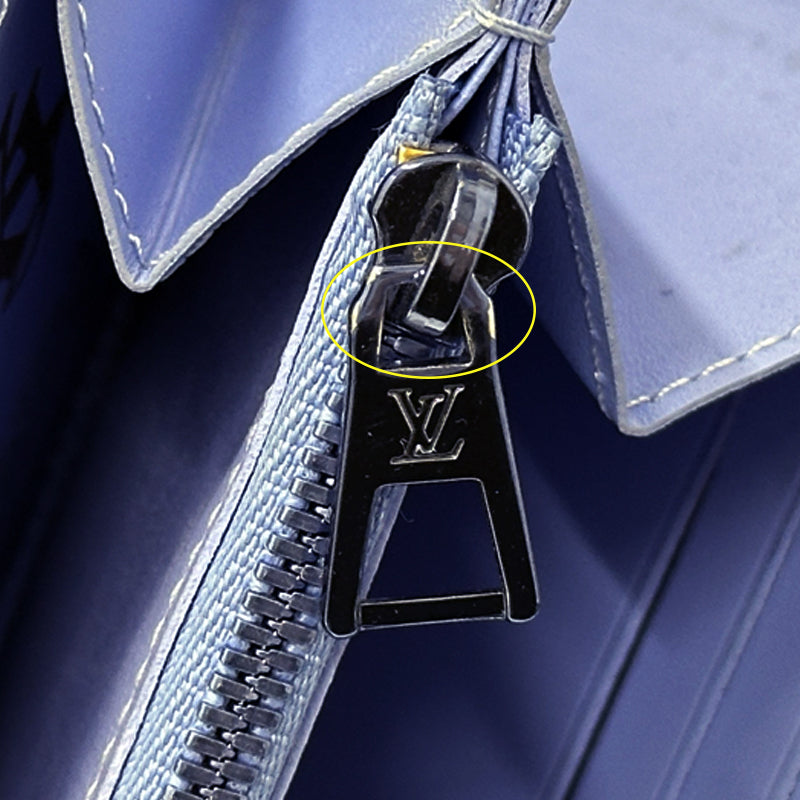 LOUIS VUITTON ルイ・ヴィトン ジッピー ウォレット 長財布 セルティ ブルー M64631 レディース 【中古】