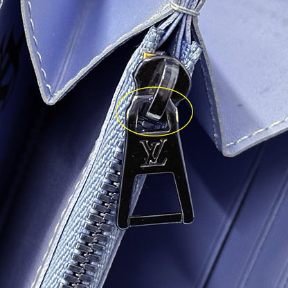LOUIS VUITTON ルイ・ヴィトン ジッピー ウォレット 長財布 セルティ ブルー M64631 レディース 【中古】