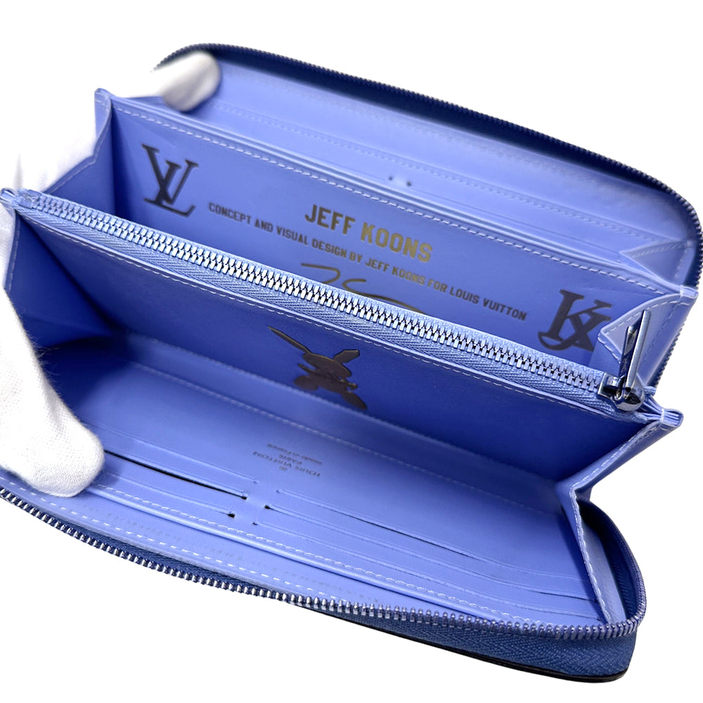 LOUIS VUITTON ルイ・ヴィトン ジッピー ウォレット 長財布 セルティ ブルー M64631 レディース 【中古】
