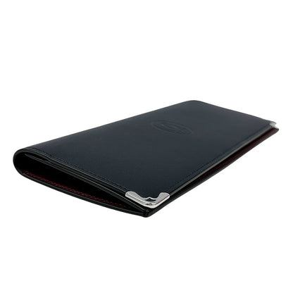Cartier カルティエ 長財布 マスト ブラック レザー メンズ 【中古】