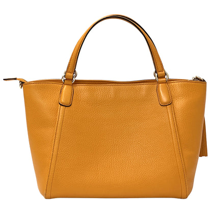 GUCCI グッチ 2wayバッグ トートバッグ ソーホー オレンジ 369176 レザー レディース 【中古】