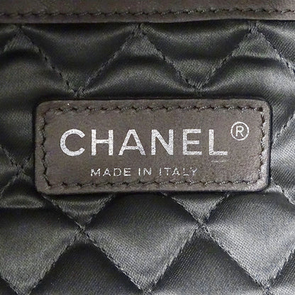 CHANEL シャネル ハンドバッグ ワイルドステッチ シャンパンゴールド シルバー金具 レザー レディース 【中古】