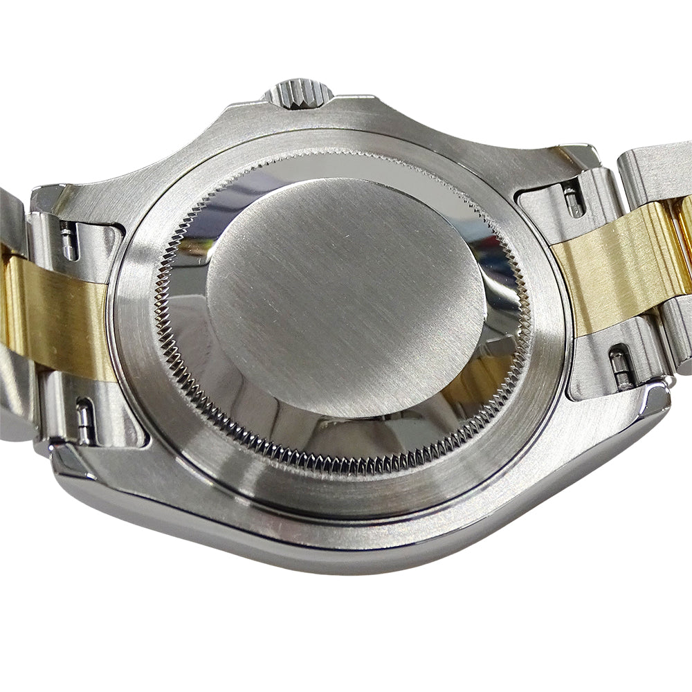 ROLEX ロレックス ヨットマスター 16623 D番 メンズ 腕時計 デイト 自動巻き AT ステンレス SS ゴールド YG コンビ ブルー 磨き済み 【中古】