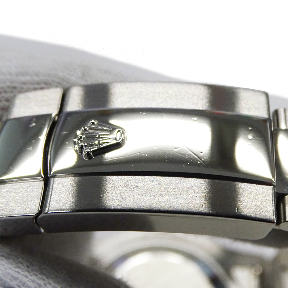 ROLEX ロレックス デイトジャスト ターノグラフ 116264 F番 メンズ 腕時計 自動巻き AT ステンレス SS ホワイトゴールド WG ブラック 磨き済み 【中古】