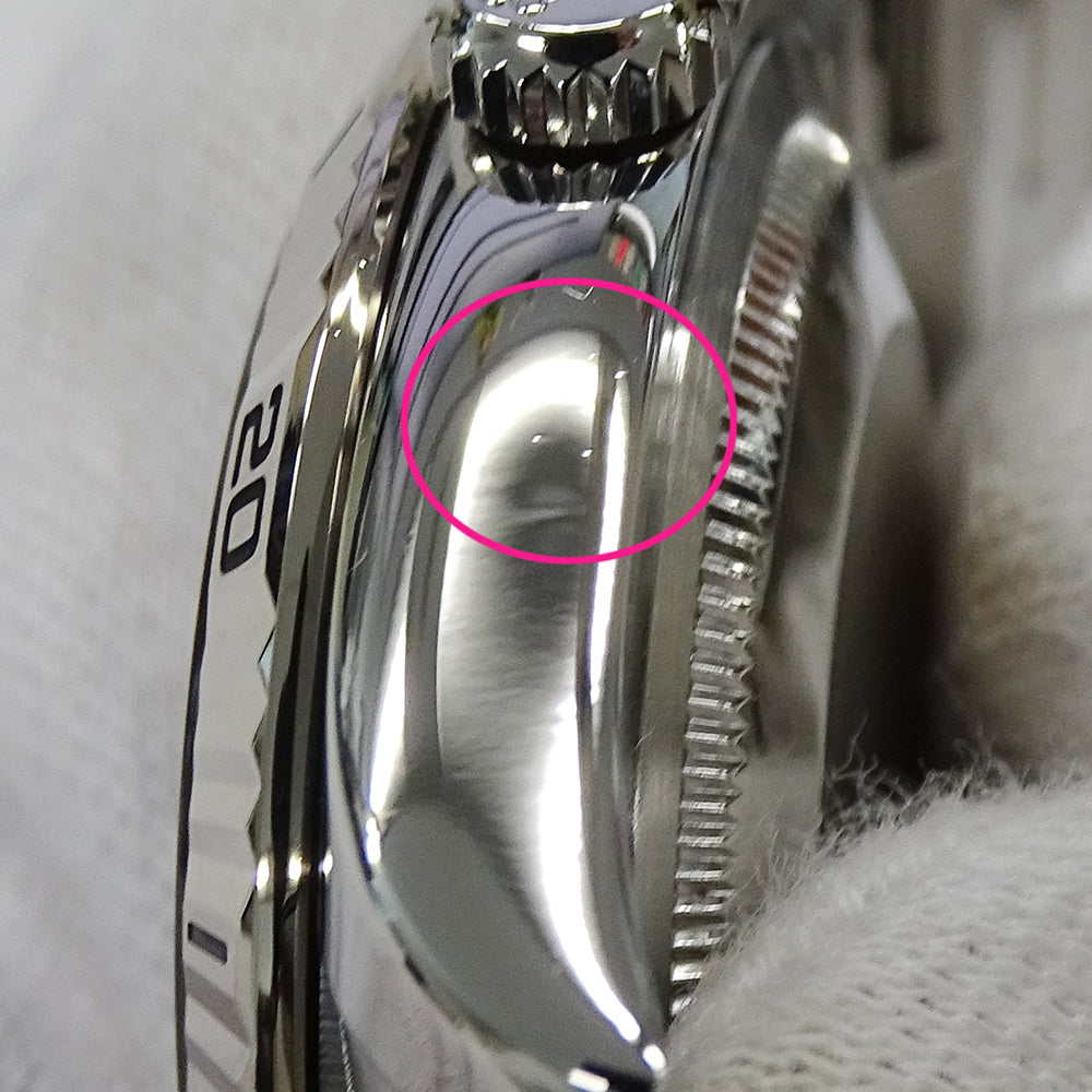 ROLEX ロレックス デイトジャスト ターノグラフ 116264 F番 メンズ 腕時計 自動巻き AT ステンレス SS ホワイトゴールド WG ブラック 磨き済み 【中古】