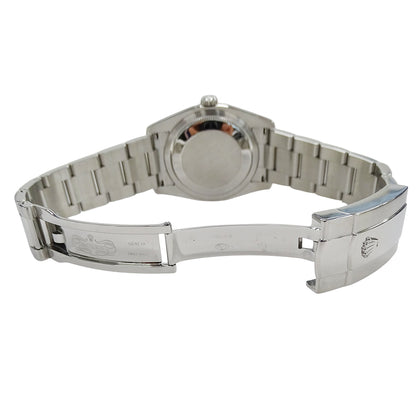 ROLEX ロレックス デイトジャスト ターノグラフ 116264 F番 メンズ 腕時計 自動巻き AT ステンレス SS ホワイトゴールド WG ブラック 磨き済み 【中古】