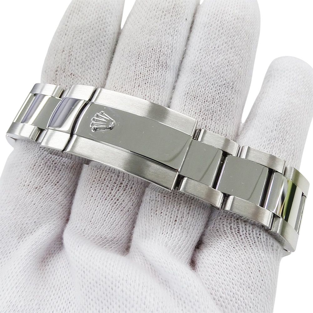 ROLEX ロレックス デイトジャスト ターノグラフ 116264 F番 メンズ 腕時計 自動巻き AT ステンレス SS ホワイトゴールド WG ブラック 磨き済み 【中古】