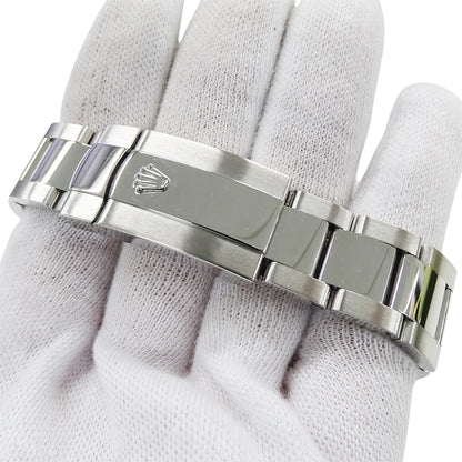 ROLEX ロレックス デイトジャスト ターノグラフ 116264 F番 メンズ 腕時計 自動巻き AT ステンレス SS ホワイトゴールド WG ブラック 磨き済み 【中古】