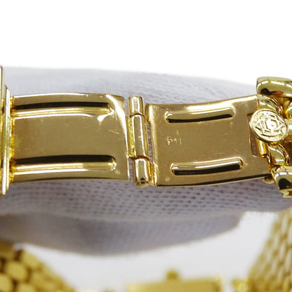 Van Cleef & Arpels ヴァンクリーフ＆アーペル クラシックスクエア レディース 腕時計 ダイヤモンド クオーツ 750YG 金無垢 磨き済み【中古】