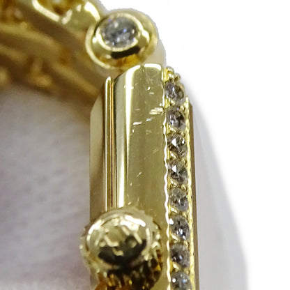 Van Cleef & Arpels ヴァンクリーフ＆アーペル クラシックスクエア レディース 腕時計 ダイヤモンド クオーツ 750YG 金無垢 磨き済み【中古】