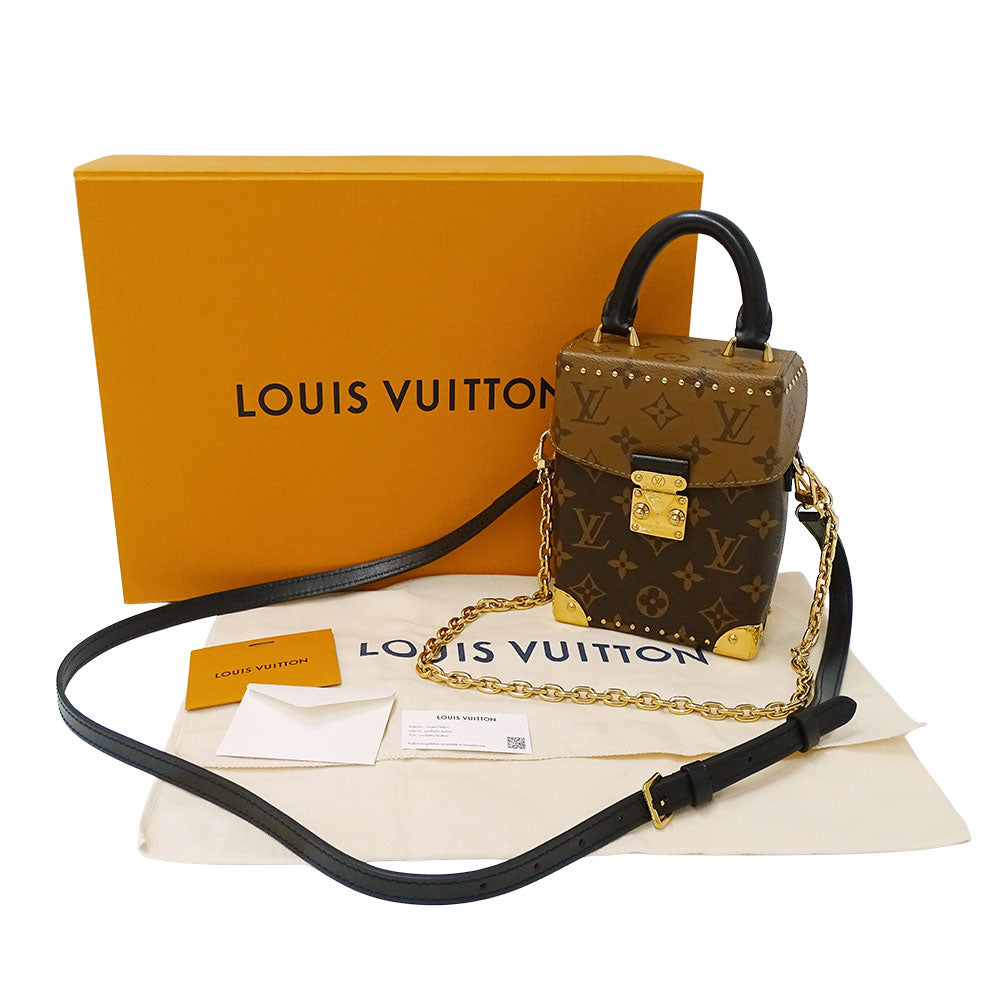 LOUIS VUITTON ルイ・ヴィトン カメラボックス 2wayバッグ モノグラムリバース ブラウン M82465 レディース 【中古】