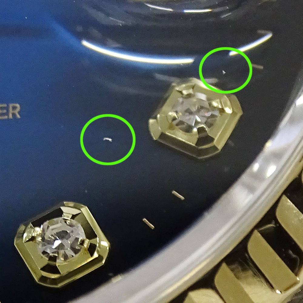 ROLEX ロレックス デイトジャスト 16233G W番 メンズ 腕時計 自動巻き AT ステンレス SS ゴールド YG コンビ 10Pダイヤモンド ブルーグラデーション 磨き済み 【中古】
