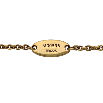 LOUIS VUITTON ルイ・ヴィトン LV アイコニック ネックレス メタル ゴールド レディース M00596 【中古】