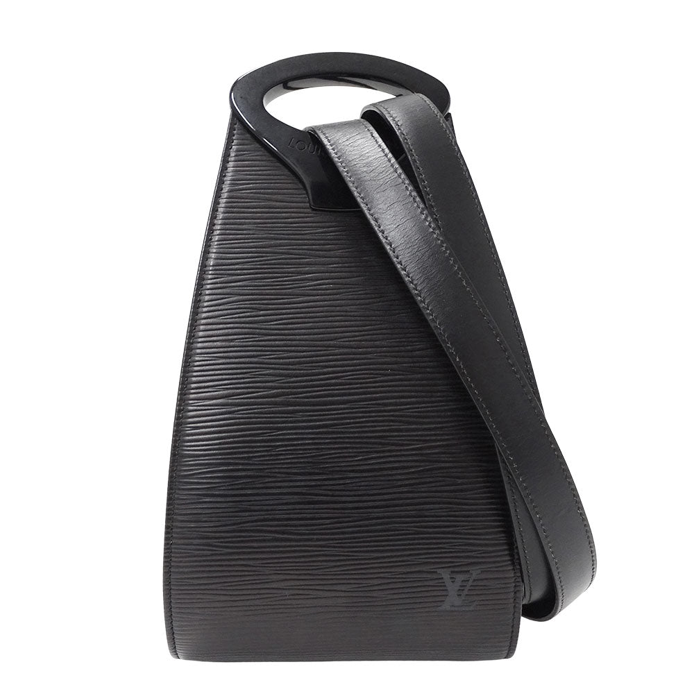LOUIS VUITTON ルイ・ヴィトン ミニュイ ショルダーバッグ エピ ノワール M52392 エピレザー レディース 【中古】