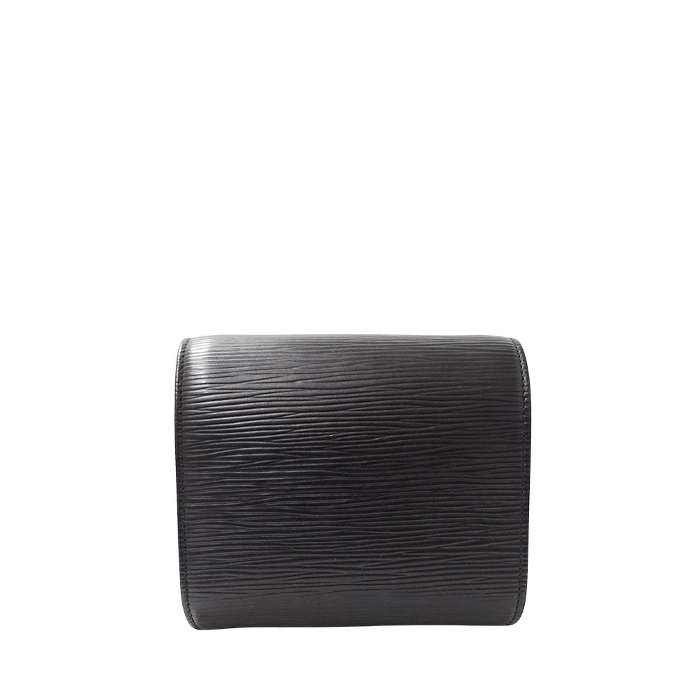 LOUIS VUITTON ルイ・ヴィトン ミニュイ ショルダーバッグ エピ ノワール M52392 エピレザー レディース 【中古】