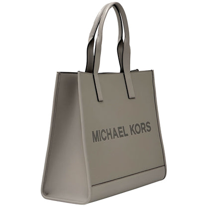 Michael Kors マイケル・コース トートバッグ グレー レザー レディース 【中古】
