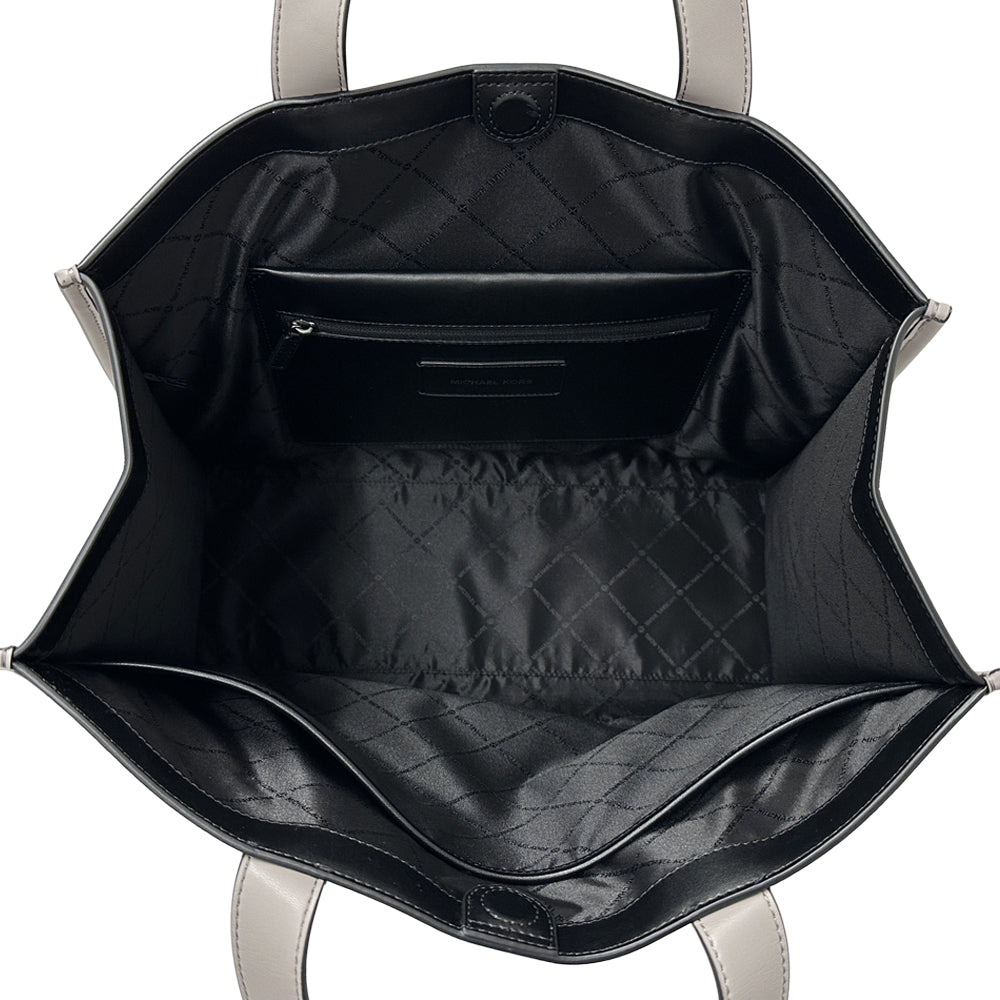 Michael Kors マイケル・コース トートバッグ グレー レザー レディース 【中古】