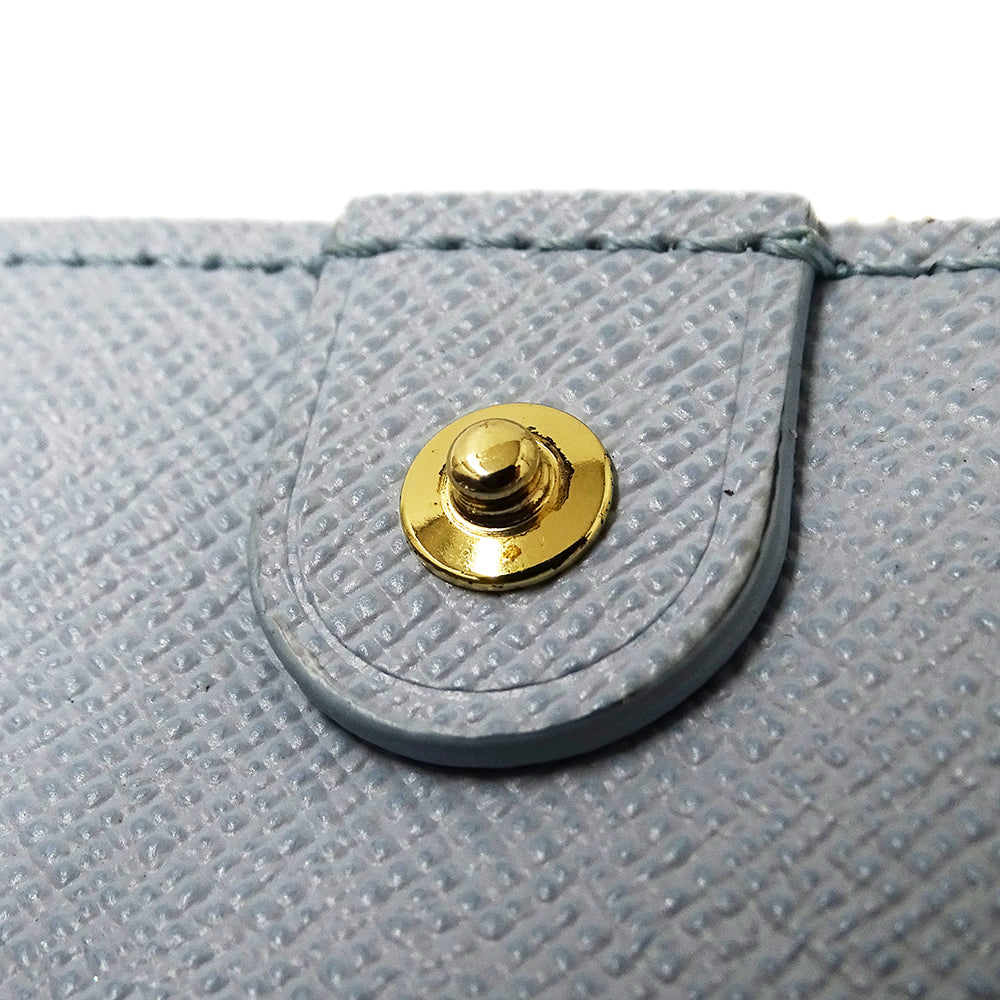 LOUIS VUITTON ルイ・ヴィトン ポルトフォイユ リサ 二つ折り財布 モノグラム ブルーオランプ M83605 モノグラムキャンバス レディース 【中古】
