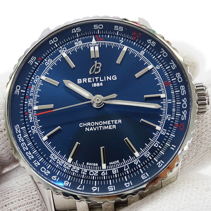BREITLING ブライトリング ナビタイマー A17329 メンズ 腕時計 オートマチック41 クロノメーター 自動巻き AT ステンレス SS 磨き済み 【中古】