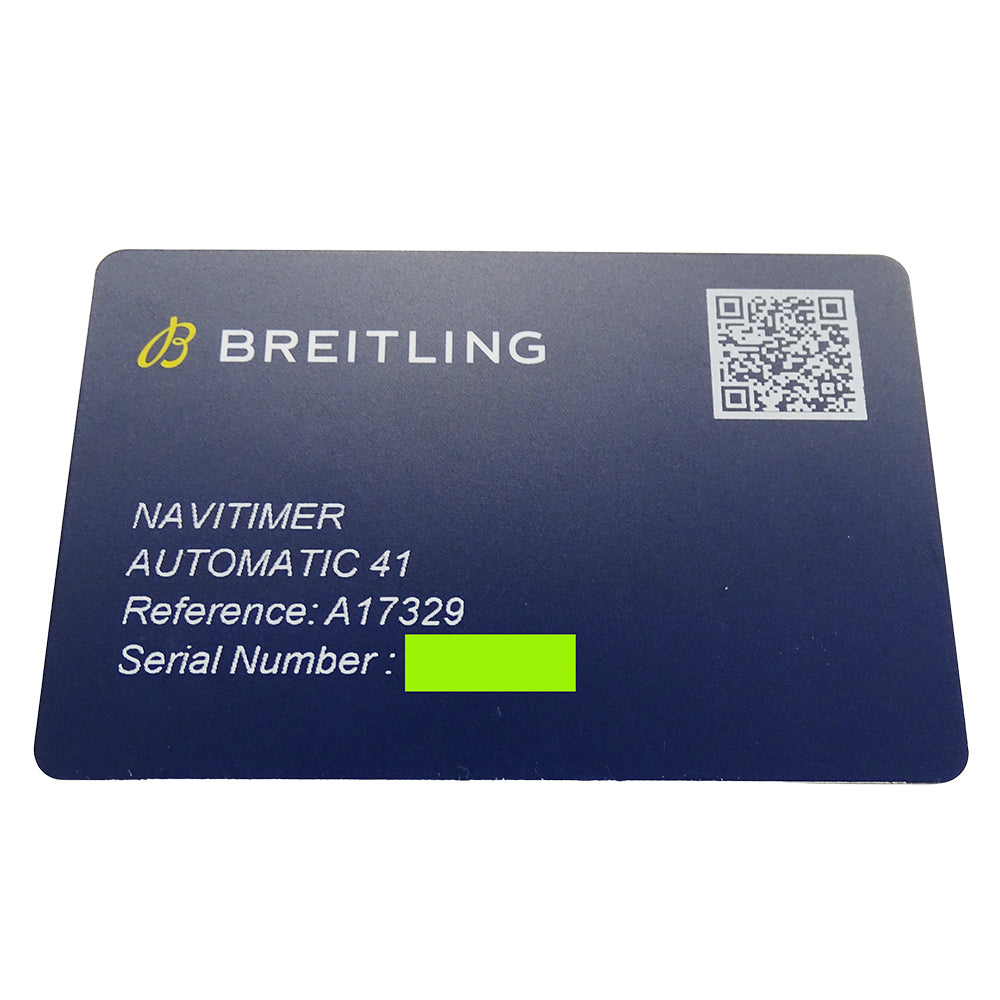 BREITLING ブライトリング ナビタイマー A17329 メンズ 腕時計 オートマチック41 クロノメーター 自動巻き AT ステンレス SS 磨き済み 【中古】