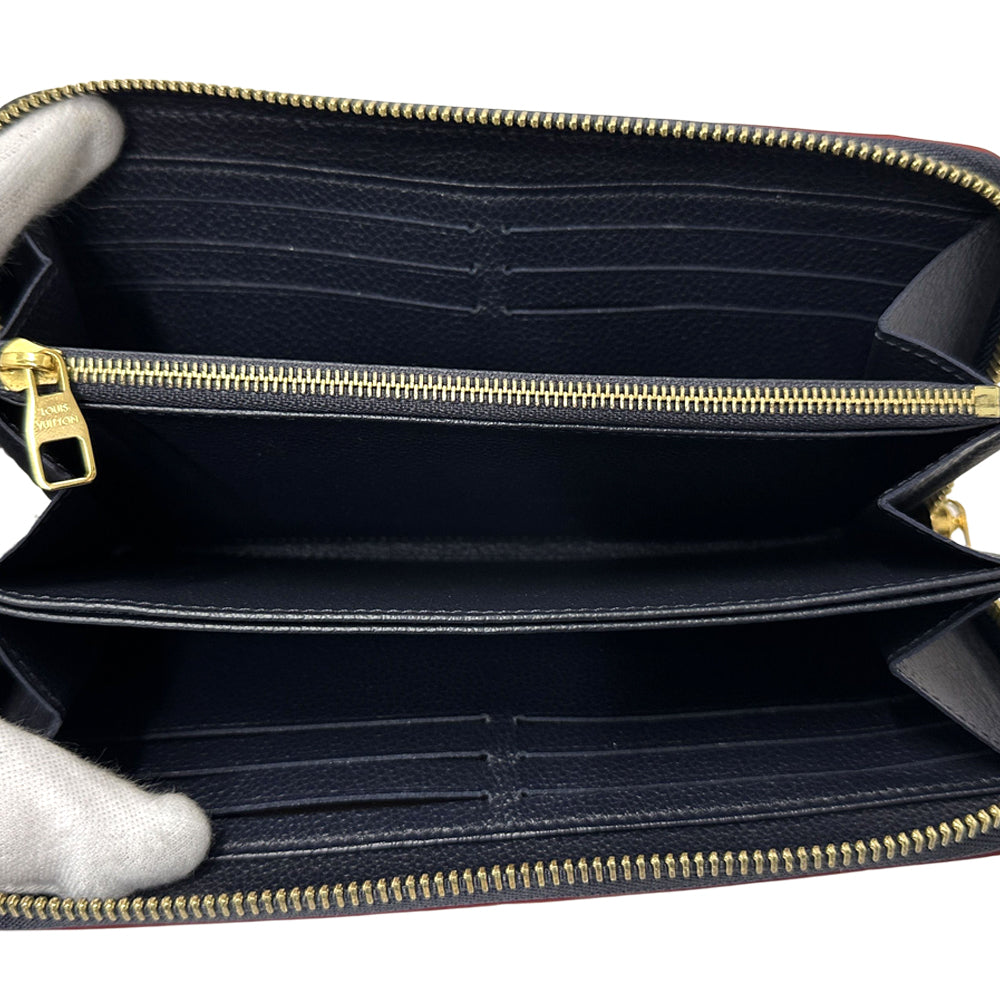 LOUIS VUITTON ルイ・ヴィトン ジッピー ウォレット 長財布 モノグラム アンプラント マリーヌルージュ M62121 モノグラムアンプラント レディース 【中古】