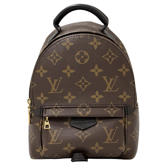 LOUIS VUITTON ルイ・ヴィトン パームスプリングス・バックパックMINI リュック モノグラム ブラウン ブラック M44873 モノグラムキャンバス レディース 【中古】