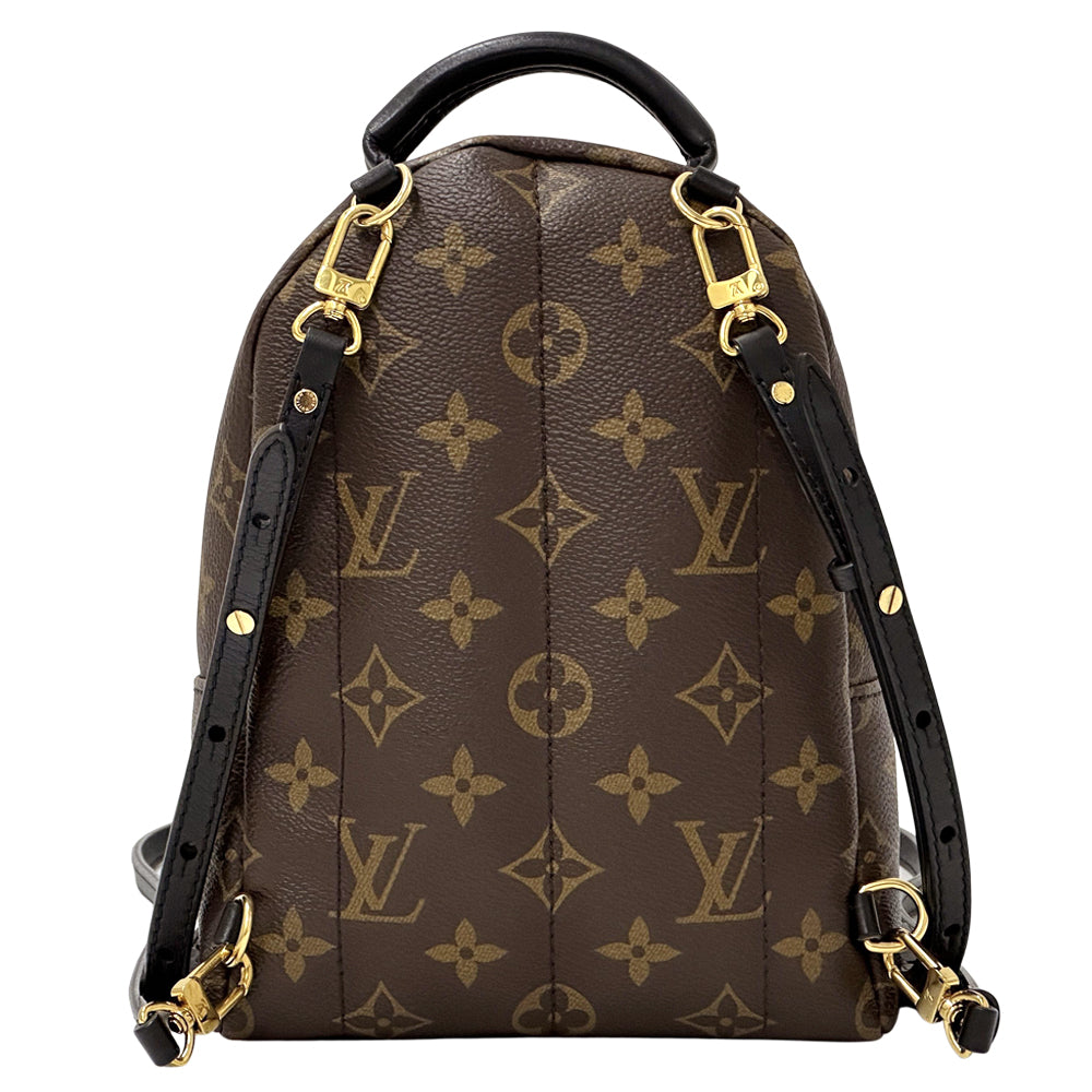 LOUIS VUITTON ルイ・ヴィトン パームスプリングス・バックパックMINI リュック モノグラム ブラウン ブラック M44873 モノグラムキャンバス レディース 【中古】