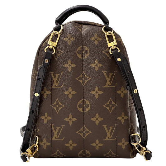 LOUIS VUITTON ルイ・ヴィトン パームスプリングス・バックパックMINI リュック モノグラム ブラウン ブラック M44873 モノグラムキャンバス レディース 【中古】