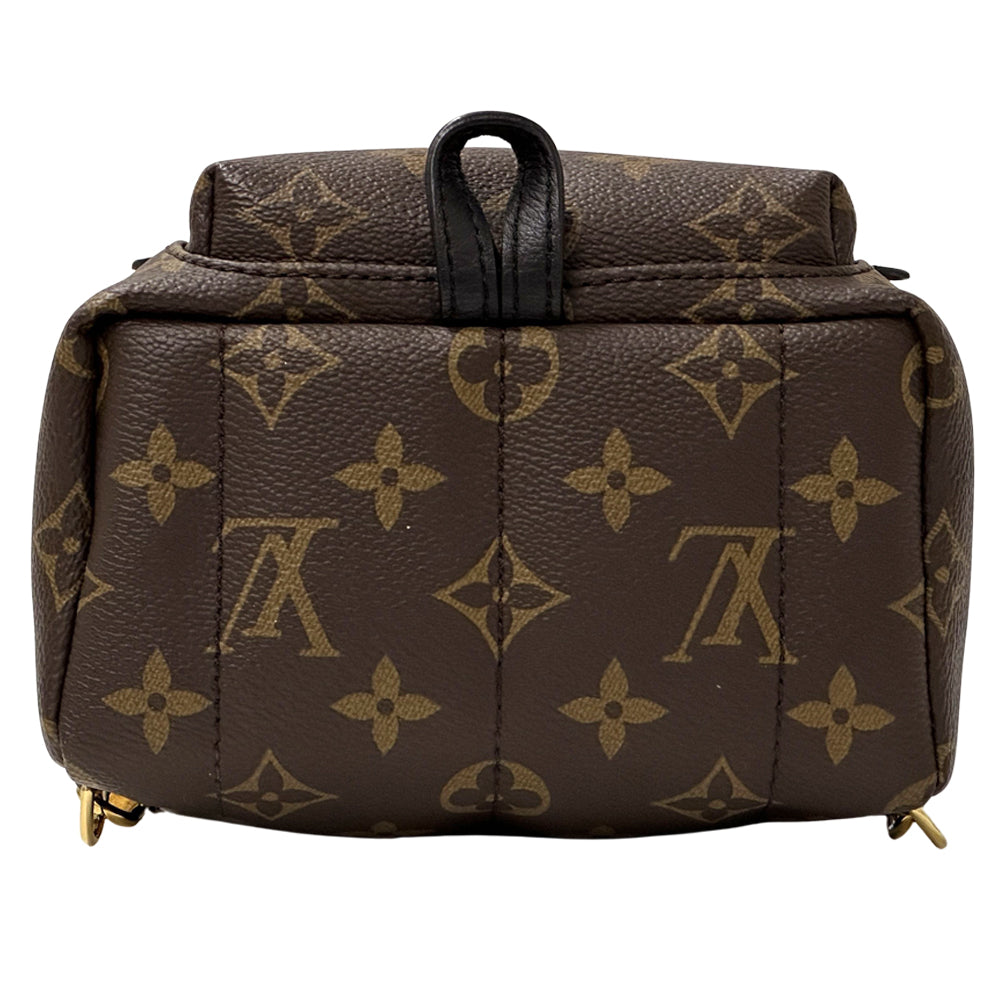 LOUIS VUITTON ルイ・ヴィトン パームスプリングス・バックパックMINI リュック モノグラム ブラウン ブラック M44873 モノグラムキャンバス レディース 【中古】