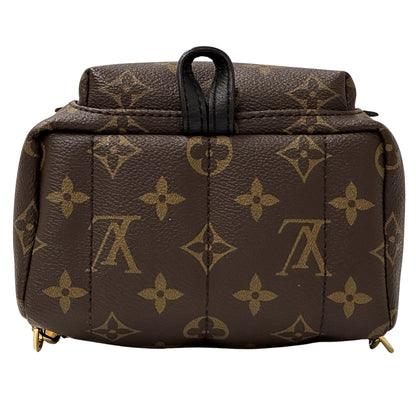 LOUIS VUITTON ルイ・ヴィトン パームスプリングス・バックパックMINI リュック モノグラム ブラウン ブラック M44873 モノグラムキャンバス レディース 【中古】