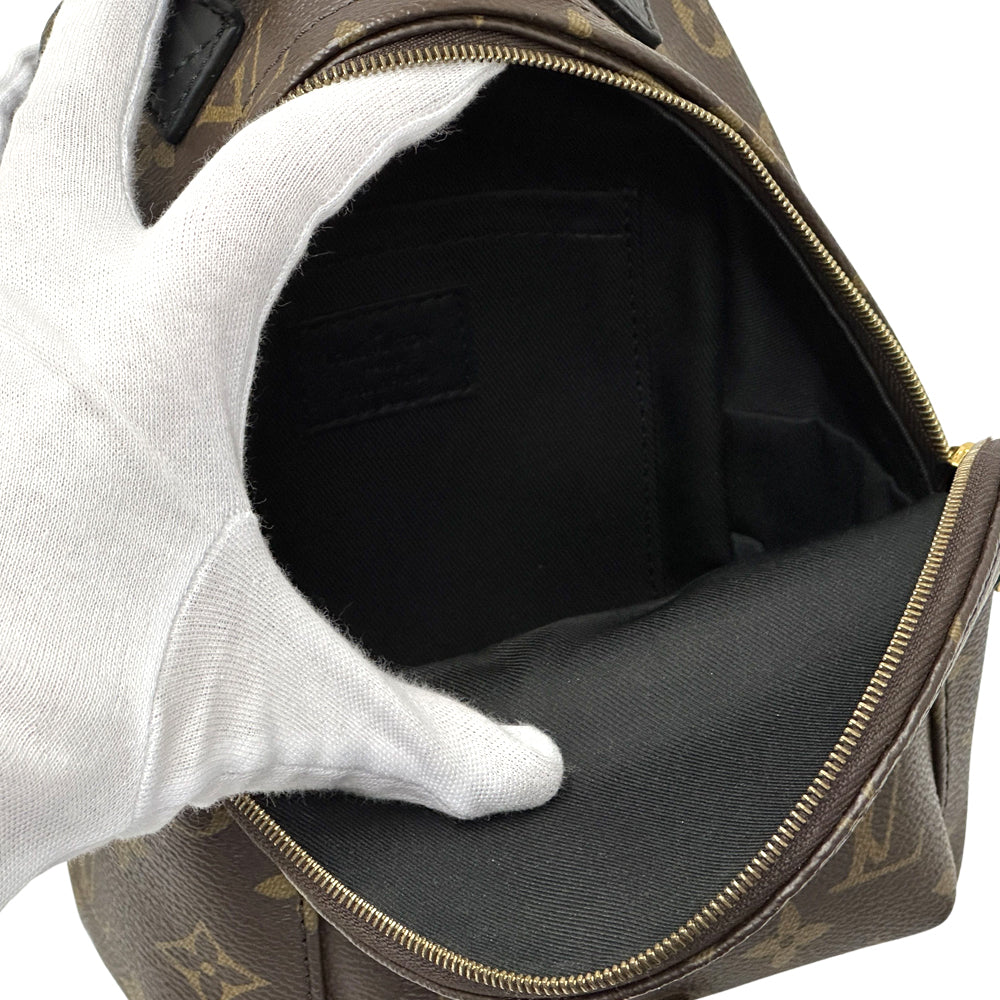LOUIS VUITTON ルイ・ヴィトン パームスプリングス・バックパックMINI リュック モノグラム ブラウン ブラック M44873 モノグラムキャンバス レディース 【中古】